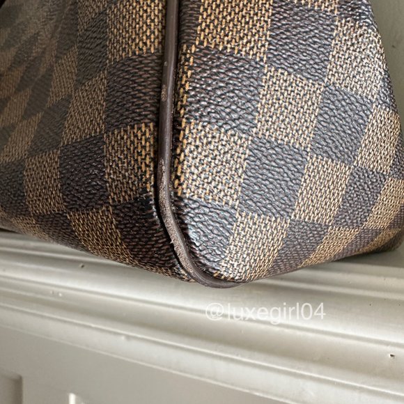 💎 Authentic 💎 Louis Vuitton TREVI PM Handbag Purse Damier Ebene Canvas LV - Picture 14 of 16